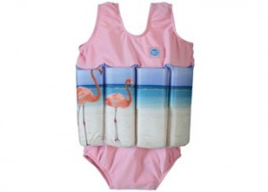 Schwimmanzug, flamingo, Sommer, Mädchen, Sonne, Badeanzug