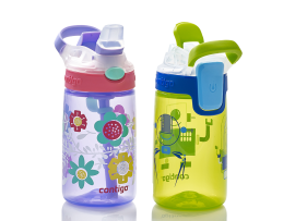 gizmo sip,100 % auslaufsicher, tropffrei,frei von BPA,Kinder-Trinkflaschen, Kinderflaschen, Strohhalm, Muster