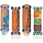 Skateboard für Kinder, Skateboard für Jungen, Skateboard für Mädchen, Pennyboard aus Holz, Woodyboard, Jucker Hawaii