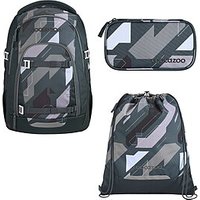 Ideal für den Schulalltag in der Grundschule: Coocazoo Mate Dark Race Schulrucksack Set 3tlg von Coocazoo eignet sich hervorragend für marken/coocazoo. Leicht