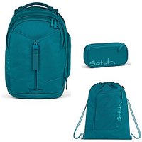 Der praktische Begleiter für Schule und Freizeit: Satch Match Deep Petrol 3tlg Schulrucksack-Set von Satch eignet sich hervorragend für sets/satch schulrucksack sets. Leicht