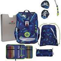 Perfekt für kleine Entdecker und Grundschulkinder: DerDieDas ErgoFlex Light LED Schulranzen Set Moon Mission 6-teilig von DerDieDas eignet sich hervorragend für sets/derdiedas schulranzen-sets. Leicht