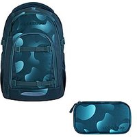 Speziell für Kinder in der Grundschule entwickelt: Coocazoo Mate Aqua Flow Schulrucksack Set 2tlg von Coocazoo eignet sich hervorragend für marken/coocazoo. Leicht