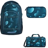 Für einen gelungenen Start in den Schulalltag: Coocazoo Mate Aqua Flow Schulrucksack Set 3tlg von Coocazoo eignet sich hervorragend für marken/coocazoo. Leicht