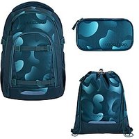 Perfekt für kleine Entdecker und Grundschulkinder: Coocazoo Mate Aqua Flow Schulrucksack Set 3tlg von Coocazoo eignet sich hervorragend für marken/coocazoo. Ideal für aktive Kinder – praktisch