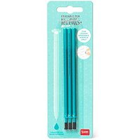 Ideal für den Schulalltag in der Grundschule: Legami Ersatzmine für löschbaren Gelstift - Erasable Pen türkis von Legami eignet sich hervorragend für zubehör/sonstiges. Leicht