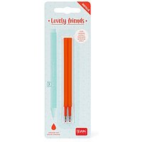 Ideal für den Schulalltag in der Grundschule: Legami Nachfüll 2er Lovely Friend orange von Legami eignet sich hervorragend für marken/legami. Mit kindgerechtem Design