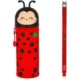 Ideal für den Schulalltag in der Grundschule: Legami Erasable Gel Pen Ladybug + 2 in 1 Ladybug Mäppchen - Marienkäfer von Legami eignet sich hervorragend für marken/legami/legami stifte-sets. Ideal für aktive Kinder – praktisch