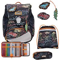 Ideal für den Schulalltag in der Grundschule: Scout Alpha Flames Exklusiv Edition Safety Light Schulranzen Set von Scout eignet sich hervorragend für schulranzen. Mit kindgerechtem Design