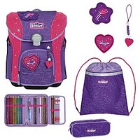 Ideal für den Schulalltag in der Grundschule: Scout Micro Schulranzen Set Superflash Extreme Heartbeat 5-teilig von Scout eignet sich hervorragend für schulranzen. Leicht
