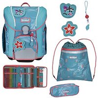 Perfekt für kleine Entdecker und Grundschulkinder: Scout Micro Schulranzen Set Safety Light Aloha 5-teilig von Scout eignet sich hervorragend für schulranzen. Leicht