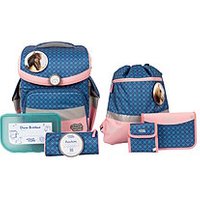 Für einen gelungenen Start in den Schulalltag: School Mood Timeless Mila Pferd 7-tlg. Schulranzenset von School-Mood eignet sich hervorragend für marken/school mood/school mood timeless. Leicht
