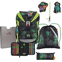 Perfekt für kleine Entdecker und Grundschulkinder: DerDieDas ErgoFlex Funny Fighter Schulrucksack-Set von DerDieDas eignet sich hervorragend für sets/derdiedas schulranzen-sets. Leicht