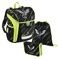 Perfekt für kleine Entdecker und Grundschulkinder: Baggymax Niffty Drache 3tlg. Schulranzenset von Baggymax eignet sich hervorragend für schulranzen/schulranzen für jungen. Leicht