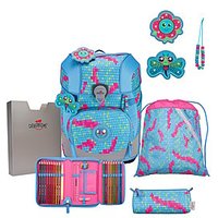 Der praktische Begleiter für Schule und Freizeit: DerDieDas ErgoFlex Tiny Happy Pixel Schulranzenset von DerDieDas eignet sich hervorragend für sets/derdiedas schulranzen-sets. Mit kindgerechtem Design